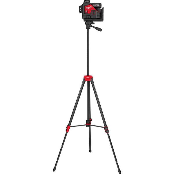 Milwaukee 72 in. Adjustable Laser Level Tripod with 360-Degree