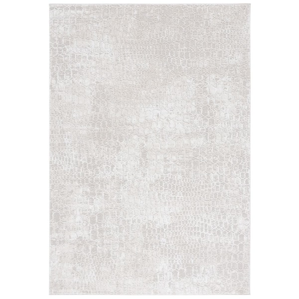 Carter 8 ft. x 10 ft. Ivory/Taupe Abstract Geometric Area Rug