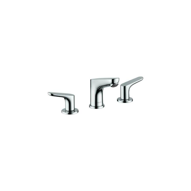 Hansgrohe Focus 8 in. Widespread Double Handle Bathroom Faucet in Chrome