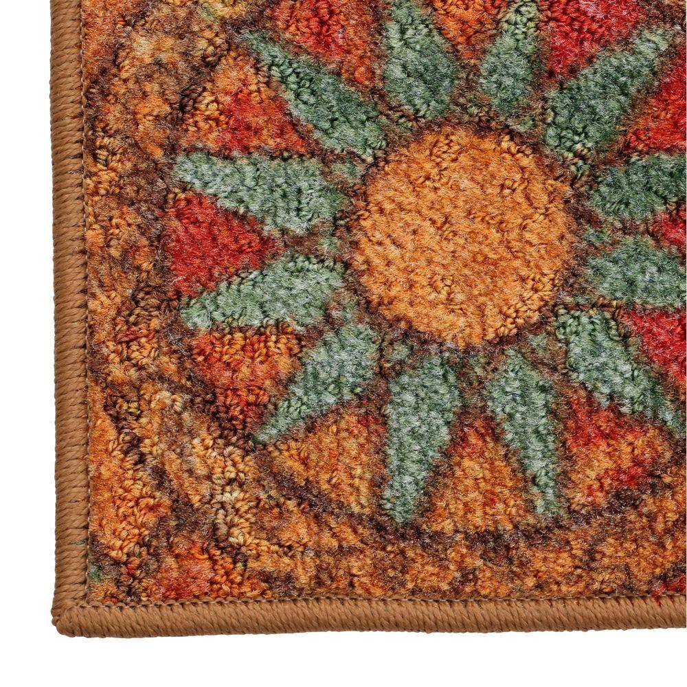 Eclectic Bohemian Medallion Multi-Color Synthetic Area Rug