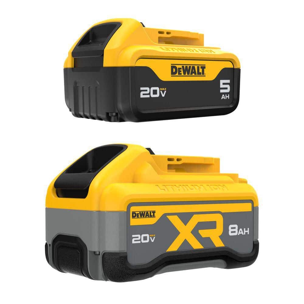 20V MAX Lithium-Ion 8.0 Ah XR Battery Pack and 5.0 Ah Battery Pack price history on PriceWatchPro