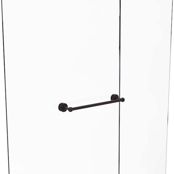 Allied Brass Waverly Place 18 in. Over-the-doorShower Door Towel Bar in Venetian Bronze