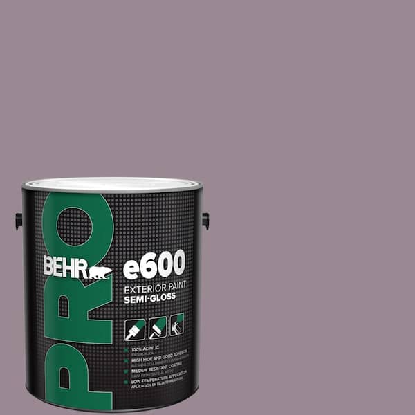 BEHR PRO 1 gal. #690F-5 Purple Mauve Semi-Gloss Exterior Paint