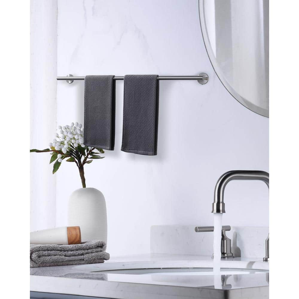 Brushed Nickel Stainless Steel 32" Wall Mounted Double Towel Bar
