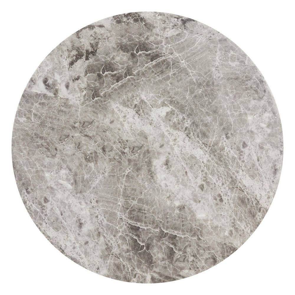 Wels 17.5 in. Stone Specialty Shape Green Marble End Table - thumbnail 3