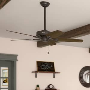 Builder Elite 52 in. Indoor New Bronze Ceiling Fan For Bedrooms