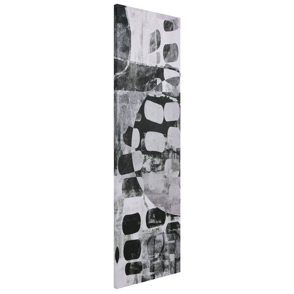 Monochrome Black and White Abstract Canvas Wall Art