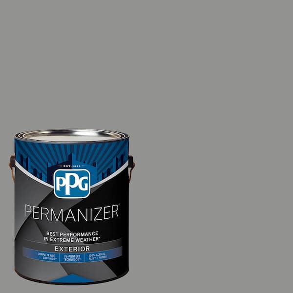 PERMANIZER 1 gal. PPG0996-4 Cloudy Slate Semi-Gloss Exterior Paint