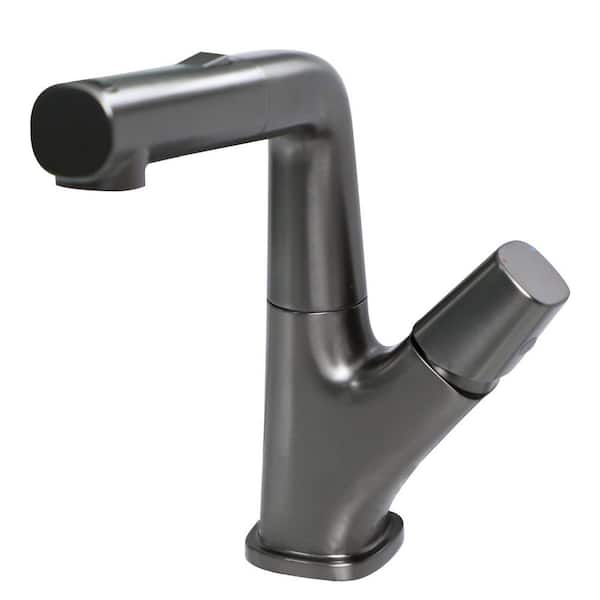 LORDEAR 8 in. Widespread Double Handle Bathroom Faucet in Brushed Nickel