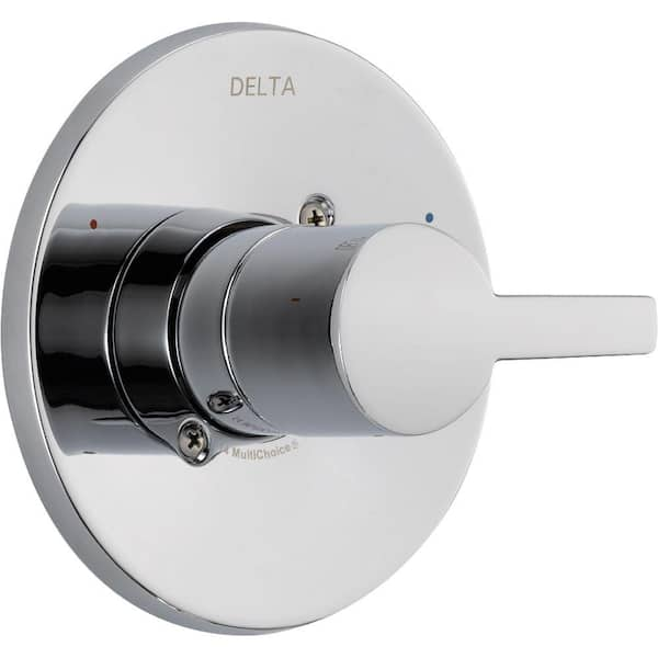 Delta Compel Monitor 14 Series 1-Handle Temperature Control Valve Trim Kit in Chrome (Valve Not Included)