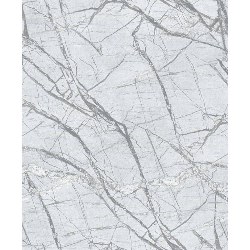 Falkirk Ophia Random Off-White, Grey Vinyl Peelable Roll (Covers 57 sq. ft.