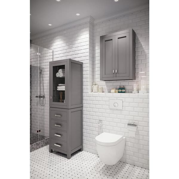 Ebern Designs Calianna Linen Tower Bathroom Cabinet & Reviews