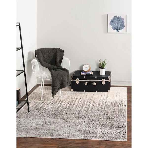 Del Mar Jennifer Gray 8' 0 x 8' 0 Square Rug