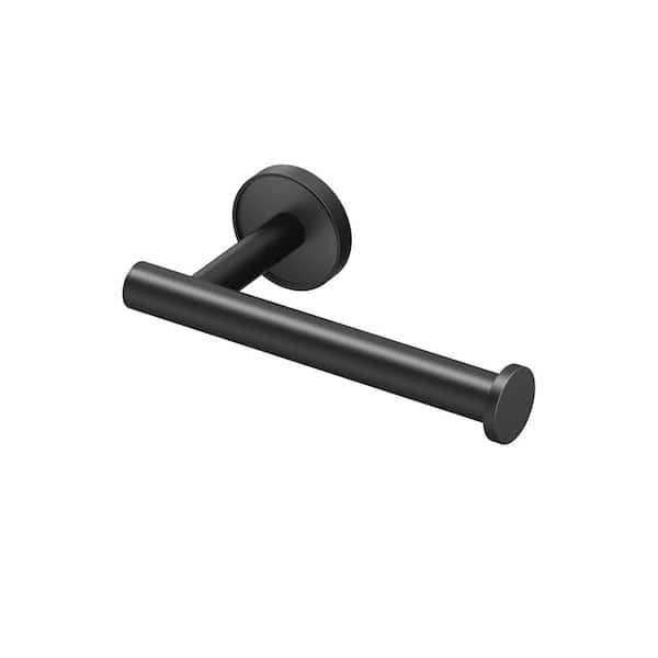 Gatco Sky Wall Mounted Single Post Toilet Paper Holder in Matte Black
