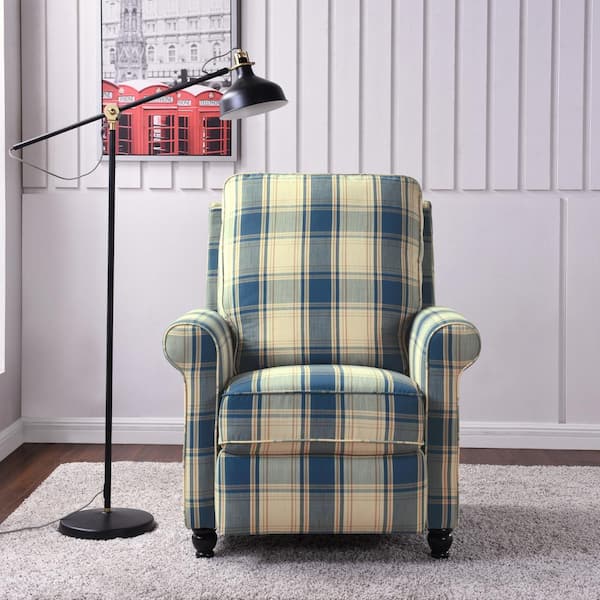 plaid rocker recliners