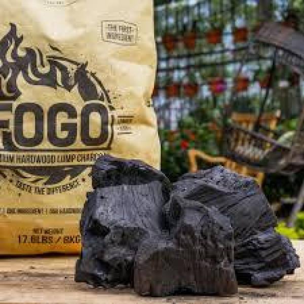 FOGO Premium Oak Restaurant Grade All-Natural Hardwood Flavor Lump Charcoal  Fuel for Ideal Grilling and Smoking, 35 Pound Bag, 2-Pack 