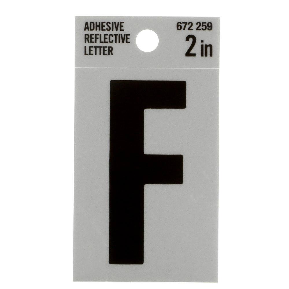 2 in. Vinyl Reflective Letter F Mailbox Sticker price history on PriceWatchPro