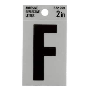 2 in. Vinyl Reflective Letter F