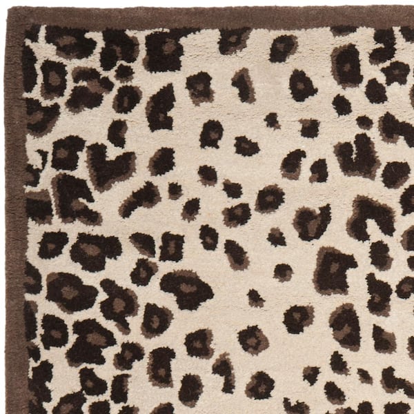 SAFAVIEH Martha Stewart Teak 10 ft. x 14 ft. Animal Print Area Rug