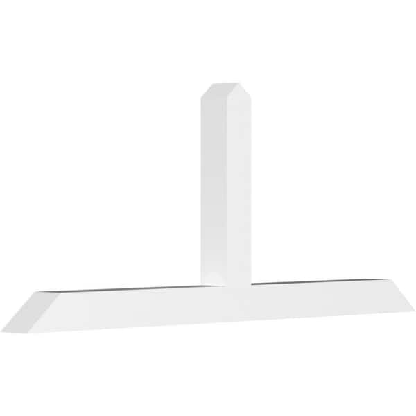 Ekena Millwork Portland 96 in. W x 40 in. H x 6 in. D Signature Polyurethane Bracket