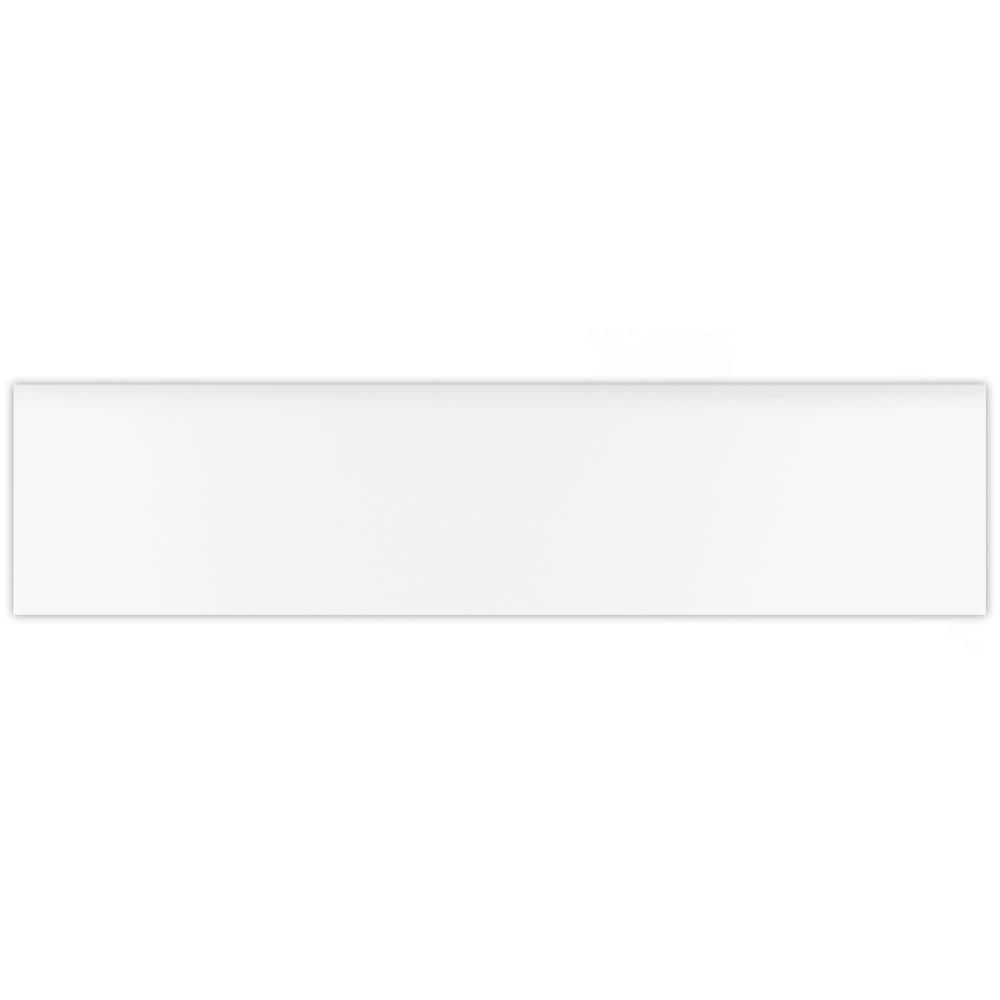 Merola Tile Battiscopa Matte White 3-1/8 in. x 13 in. Matte Ceramic ...