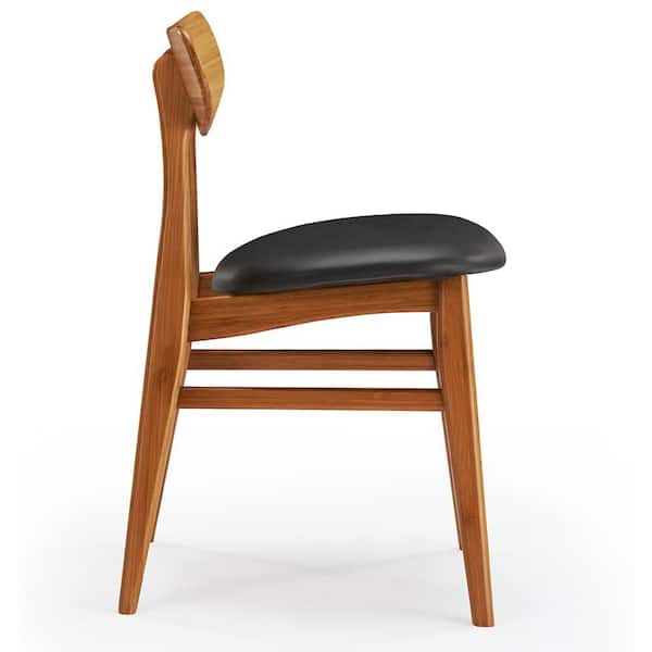 Greenington Cassia Amber Dining Chair with Leather Seat