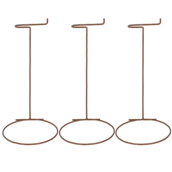 Set of 3 Metal Long Fence Pot Hanger-Medium