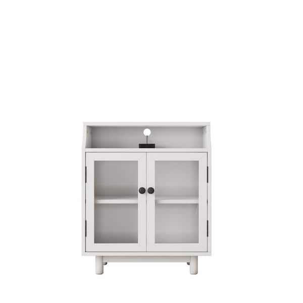 wetiny White Nightstand (26x16x25)