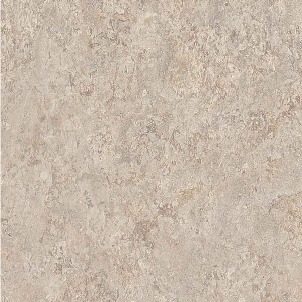 Wilsonart 8 in. x 10 in. Laminate Sample in Silver Travertine HD with Glaze