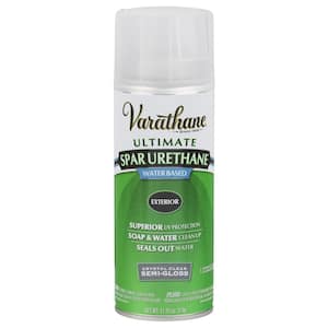 11.25 oz. Clear Semi-Gloss Spar Urethane Spray Paint (6-Pack)