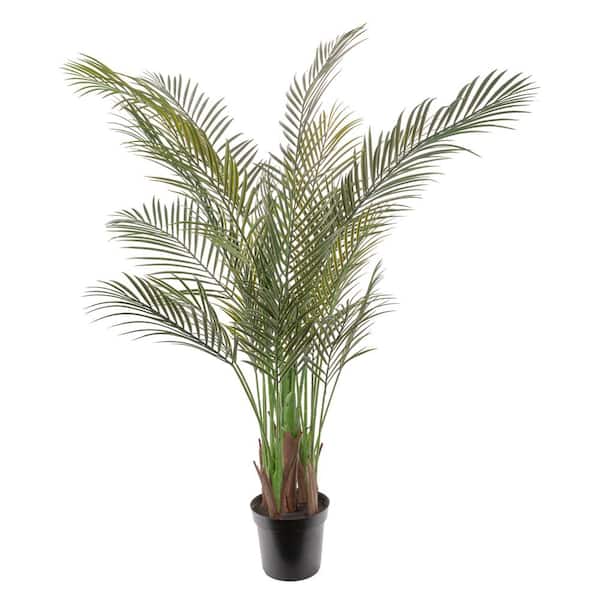 NATURAE DECOR Artificial 59  in. Areca Palm Indoor and Outdoor Plants