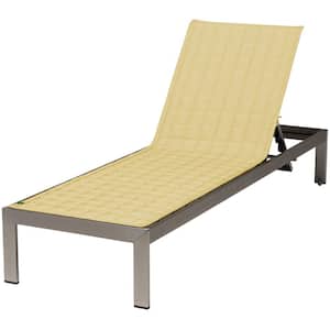 Duck Covers Weekend 80 in. Straw Patio Chaise Slipcover