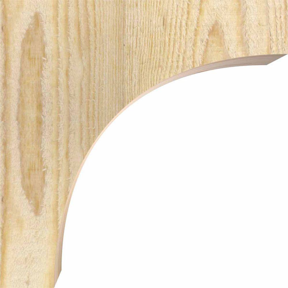 8" x 8" Natural Douglas Fir Rough Sawn Corbel