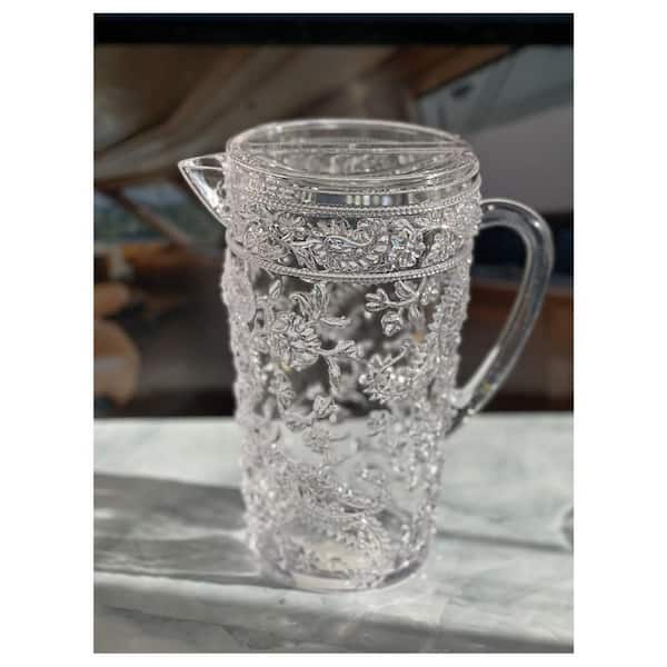 [18 PACK] 60 oz Heavy Duty Crystal Clear Plastic Beverage Pitcher - Break  Resistant Beverage Carafe - Great for Restaurants and Catering - Serveware