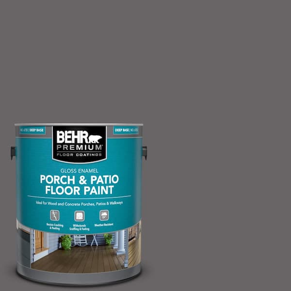 BEHR PREMIUM 1 gal. #PPU17-19 Arabian Veil Gloss Enamel Interior/Exterior Porch and Patio Floor Paint