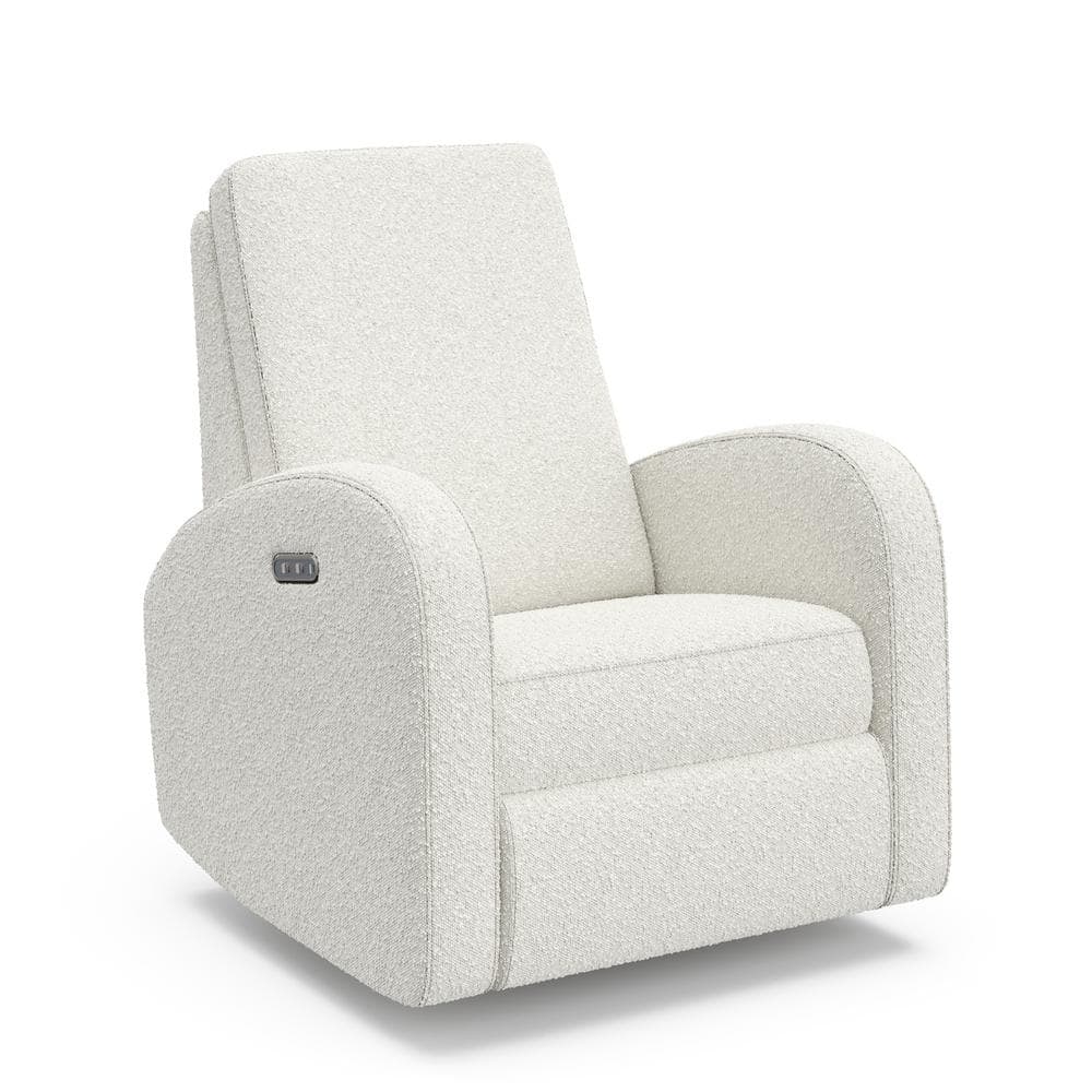 Storkcraft Santa Monica Ivory Boucle Power Recliner 06510-31P