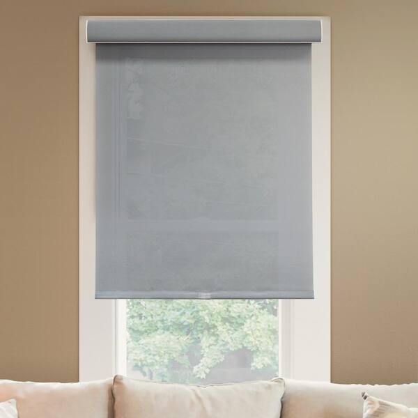 Chicology Deluxe Corldess Pebble Light Filtering Best for Kids Polyester Roller Shade, 72 in. W X 72 in. L