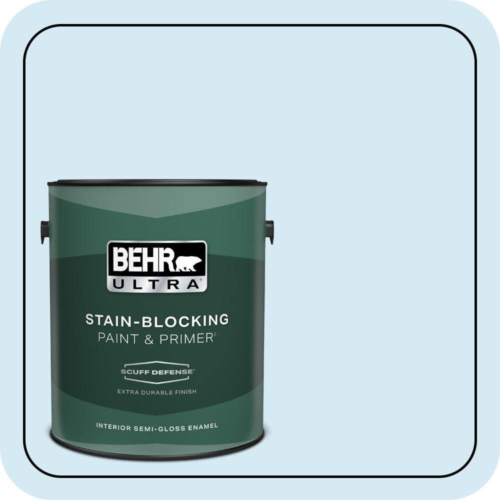 1 gal. #P500-1 Spacious Skies Extra Durable Semi-Gloss Enamel Interior Paint & Primer price history on PriceWatchPro