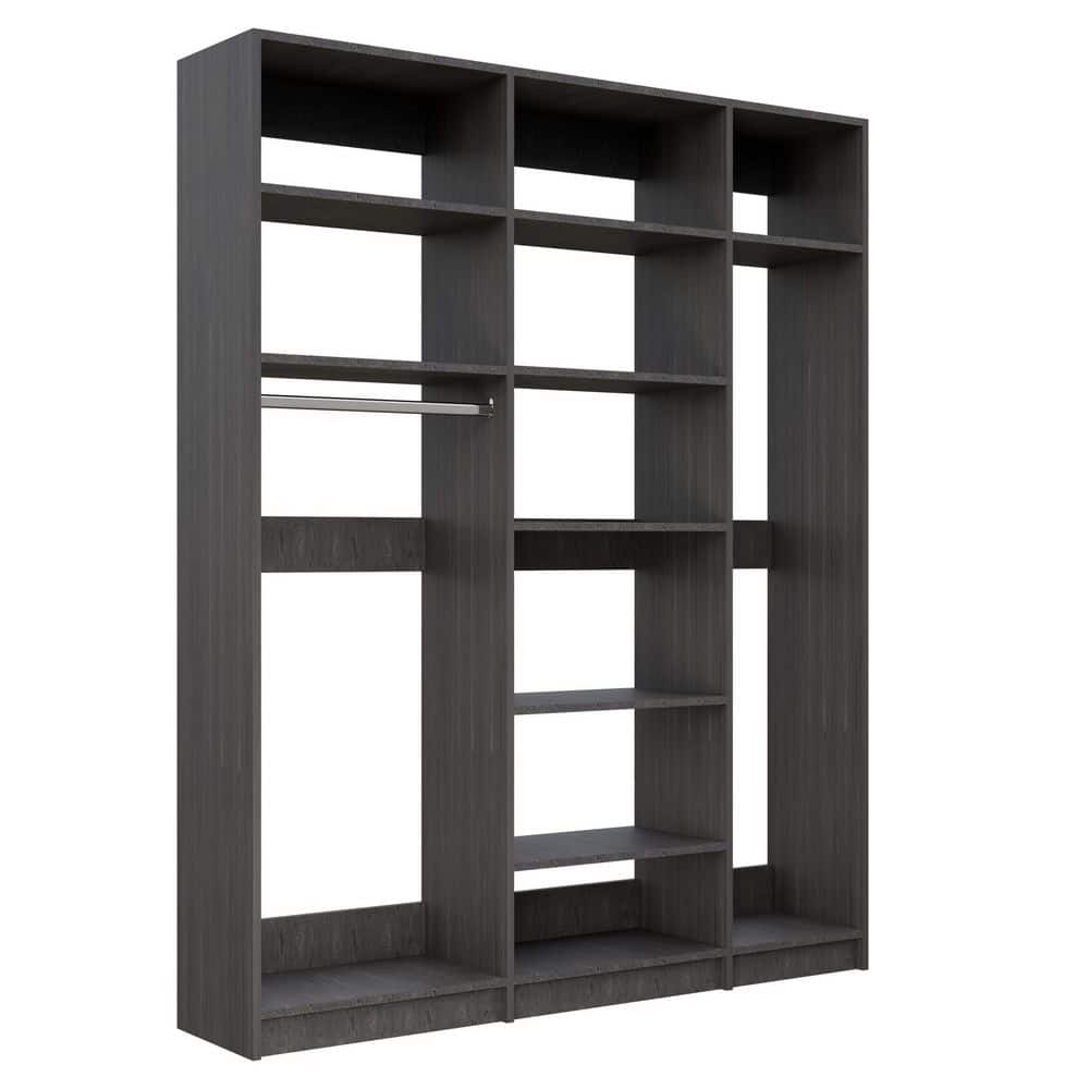 Alto Laundry Room 73.5 in. W Grey Medium Hang, Shelf Tower and Utility Tower 15-Shelf Wood Closet System price history on PriceWatchPro