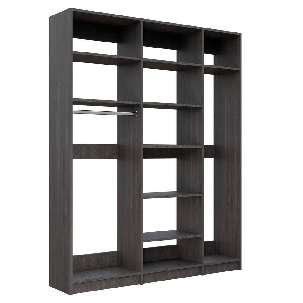 Alto Laundry Room 76.5 in. W Grey Medium Hang, Shelf Tower and Utility Tower 15-Shelf Wood Closet System price history on PriceWatchPro