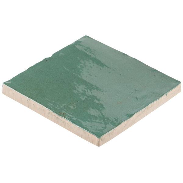Ivy Hill Tile Kingston Green 4 in. x 4 in. Glazed Ceramic Ivy Hill Tile Kingston Green 4 in. x 4 in. Glazed Ceramic