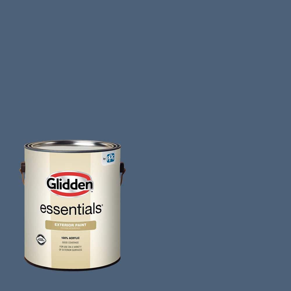 1 gal. #PPG1163-6 Blue Fjord Flat Exterior Paint price history on PriceWatchPro