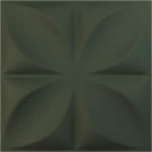 19-5/8"W x 19-5/8"H Alexa EnduraWall Decorative 3D Wall Panel, Satin Hunt Club Green (Covers 2.67 Sq.Ft.)