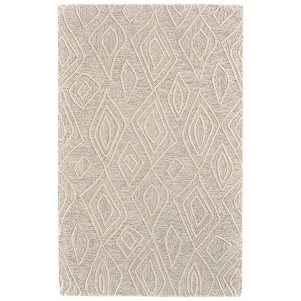 HomeRoots 2 X 8 Tan, Ivory Geometric Area Rug