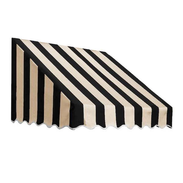 AWNTECH 8.38 ft. Wide San Francisco Window/Entry Fixed Awning (24 in. H x 48 in. D) Forest