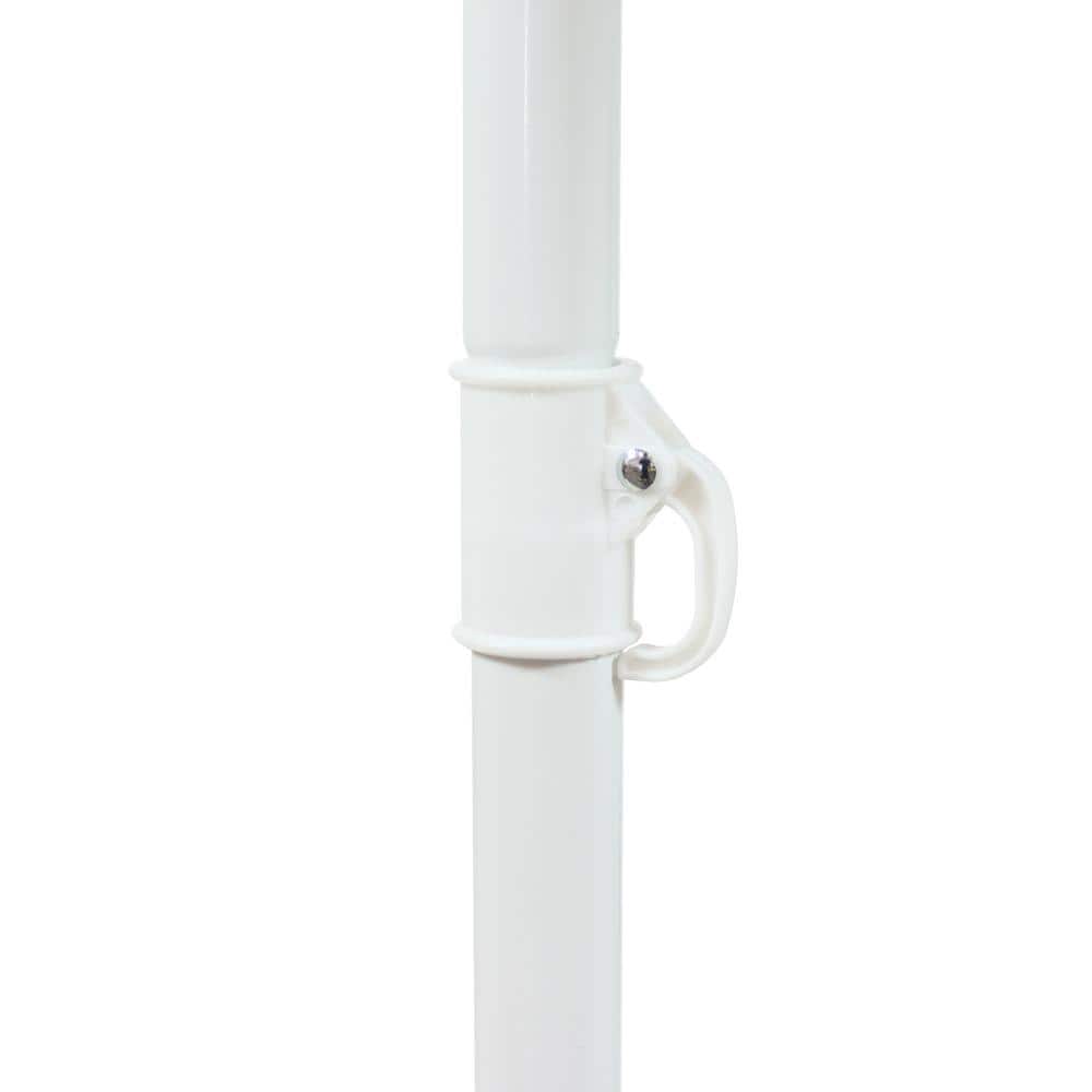 5-Foot Sage Green Polyester Beach Umbrella with Tilt Function