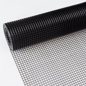 1/4 in. x 2 ft. x 50 ft. 21 Gauge Black Vinyl Coated Hardware Cloth Welded Cage Wire Fence Chicken Fence Mesh Roll