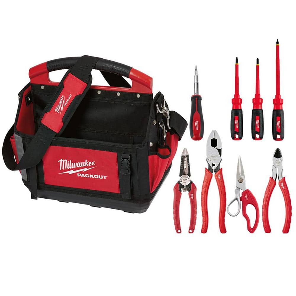 15 in. PACKOUT Tote & Electrician Hand Tool Set (9-Piece) price history on PriceWatchPro