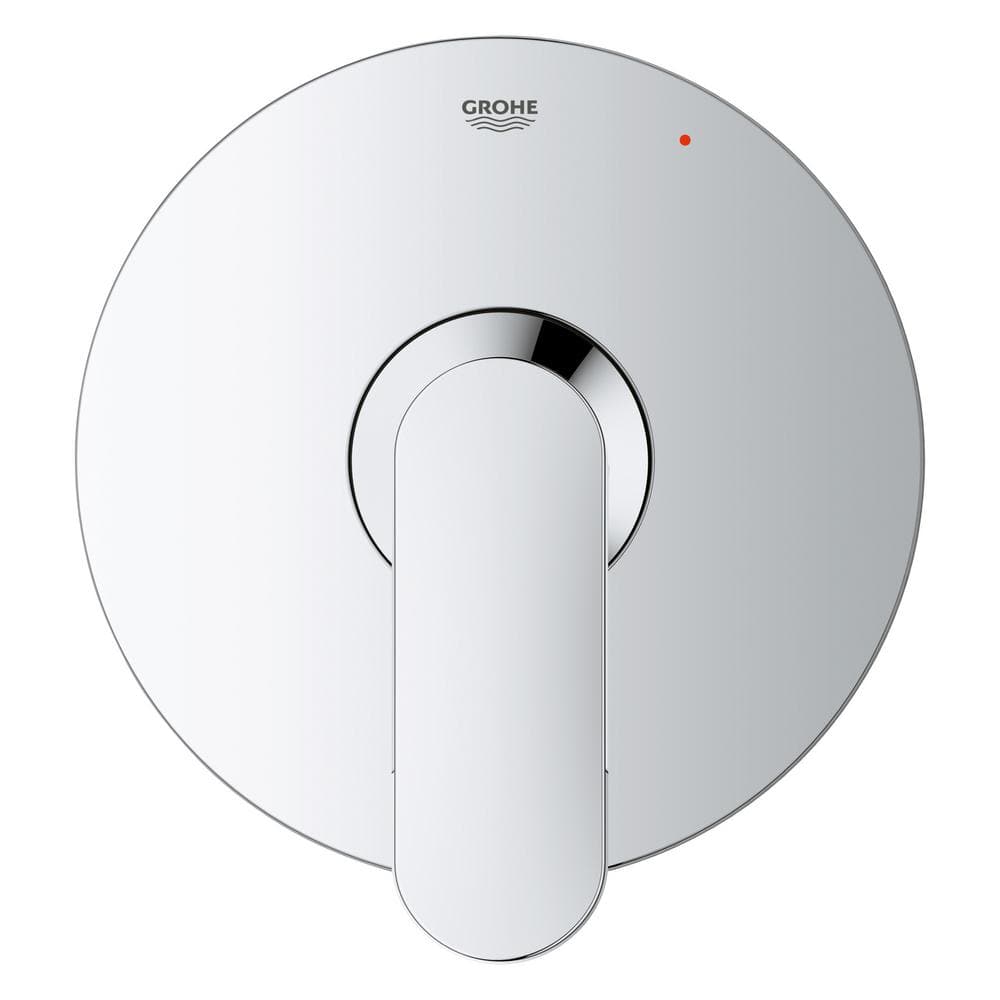 Polished Chrome Wall-Mounted Pressure Balance Valve