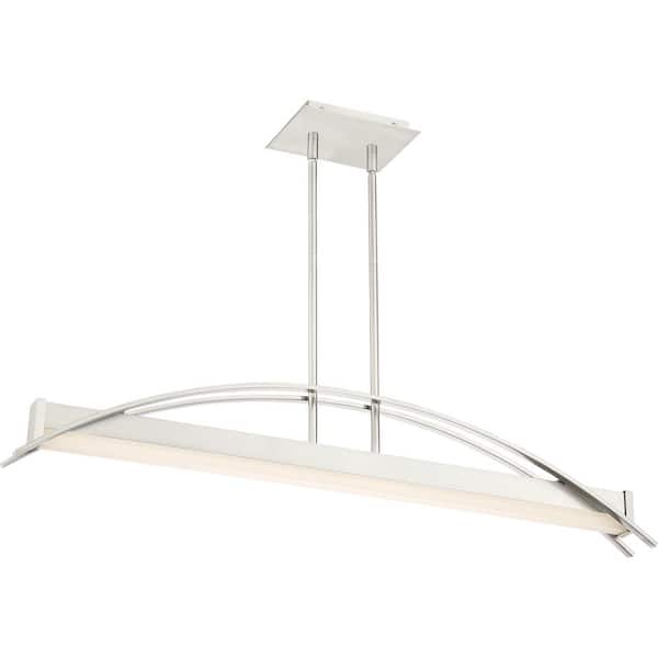 Sabre Integrated LED Brushed Nickel Chandelier